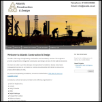 Screen shot of the Atlantic Construction & Design Services Ltd website.