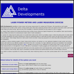 Screen shot of the Delta Developments website.