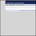 Screen shot of the Experiential Learning Centre website.