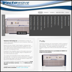 Screen shot of the Vectawave Technology Ltd website.