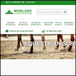 Screen shot of the Mainland Aggregates Ltd website.