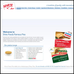 Screen shot of the Shire Foods of Warwick Ltd website.