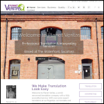 Screen shot of the Veritas Language Solutions website.
