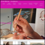 Screen shot of the Ama Menec - Sculpture website.
