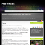Screen shot of the Pass With Us Driving School website.