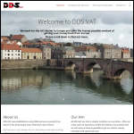 Screen shot of the DDS VAT website.