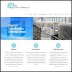 Screen shot of the RD Air Conditioning Ltd website.