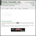 Screen shot of the Floreat Energies Ltd website.