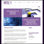 Screen shot of the SM:V website.