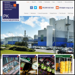 Screen shot of the PK Electrical (Carlisle) Ltd website.