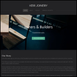 Screen shot of the Keir Dunblane Building & Joinery Contractors website.