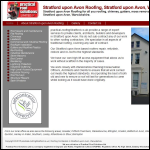 Screen shot of the Practical Roofing Ltd website.