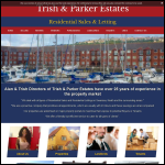 Screen shot of the Parkers Estates website.