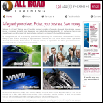 Screen shot of the All Road Ltd website.