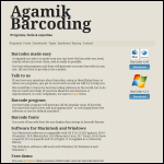 Screen shot of the Agamik Ltd website.