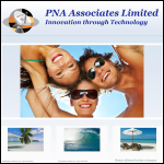 Screen shot of the PNA Associates website.
