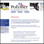 Screen shot of the Polymer Technical Services Ltd website.