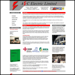 Screen shot of the Ac Electric Ltd website.