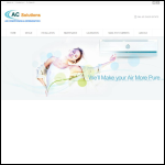 Screen shot of the A.C. Solutions (G.B) Ltd website.