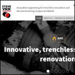 Screen shot of the Steve Vick International Ltd website.