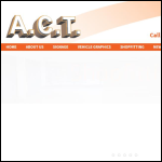 Screen shot of the ACT Signs website.