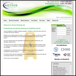 Screen shot of the Active Cleaning Ltd website.