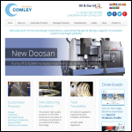 Screen shot of the Alexander Comley Ltd website.