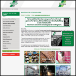 Screen shot of the Advanced Steel Services Ltd website.