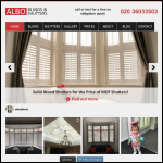 Screen shot of the Albo Uk Ltd website.