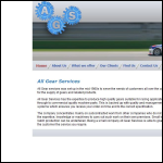 Screen shot of the All Gear Services (1990) Ltd website.