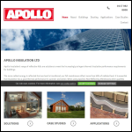 Screen shot of the Apollo Insulation Ltd website.