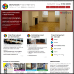 Screen shot of the Ashwood Office Interiors Ltd website.