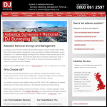 Screen shot of the DJ Surveying website.
