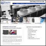 Screen shot of the Ice Refrigeration Services Ltd website.