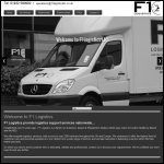 Screen shot of the F1 Logistics Ltd website.