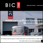 Screen shot of the BIC plc website.