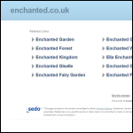 Screen shot of the Enchanted Ltd website.