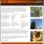 Screen shot of the SPD Tree Surgeons Scarborough website.