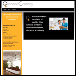 Screen shot of the Quadraco Contracts Ltd website.