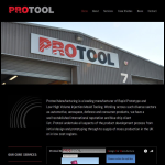 Screen shot of the Protool Manufacturing Ltd website.
