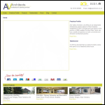 Screen shot of the Aire Valley Architects Ltd website.