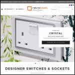 Screen shot of the Retrotouch Electrical Products website.