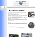 Screen shot of the Harrison Special Steels Ltd website.