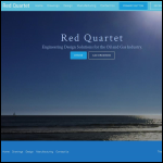Screen shot of the Red Quartet Ltd website.