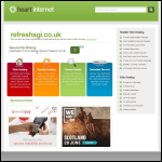 Screen shot of the RefreshSGi website.
