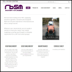 Screen shot of the Richard Burton Specialised Machinery website.