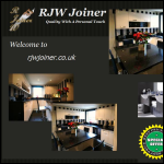 Screen shot of the RJW Joiner website.