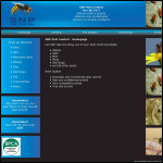 Screen shot of the SNP Pest Control website.