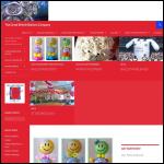 Screen shot of the The Great British Balloon Company website.