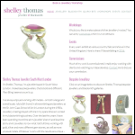 Screen shot of the Shelley Thomas website.